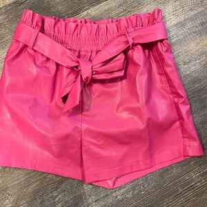Women’s pink boutique shorts